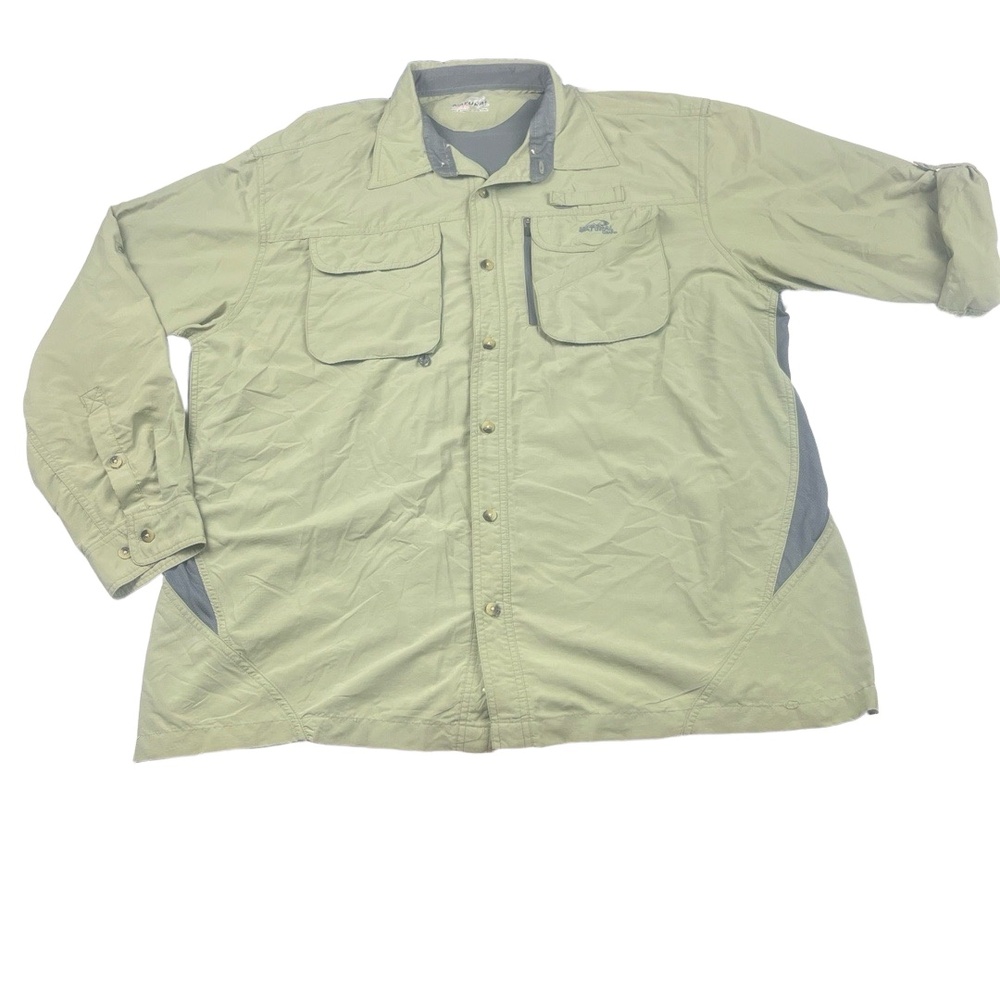 Natural Gear Concealment Series Shirt XL Khaki Vent Pockets Outdoor Utility